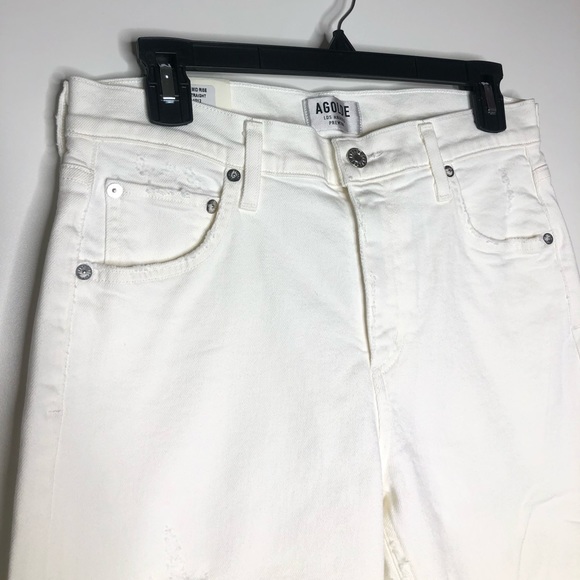 AGOLDE Isabel Mid-Rise Slim Straight Jean in Prism - Picture 7 of 7